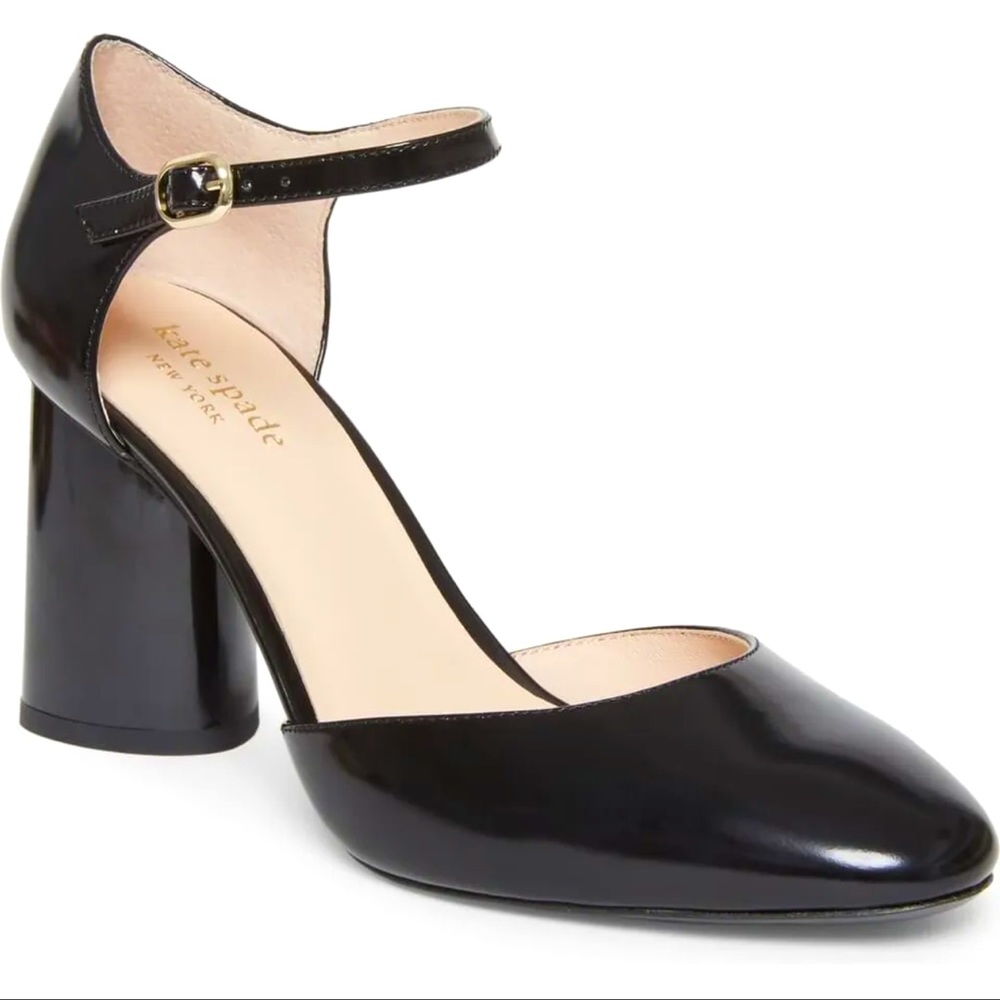Kate Spade Black Spade Mirrorback Heel